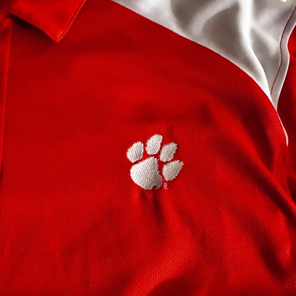 Clemson polo with white shoulder insert - Picture 5 of 7